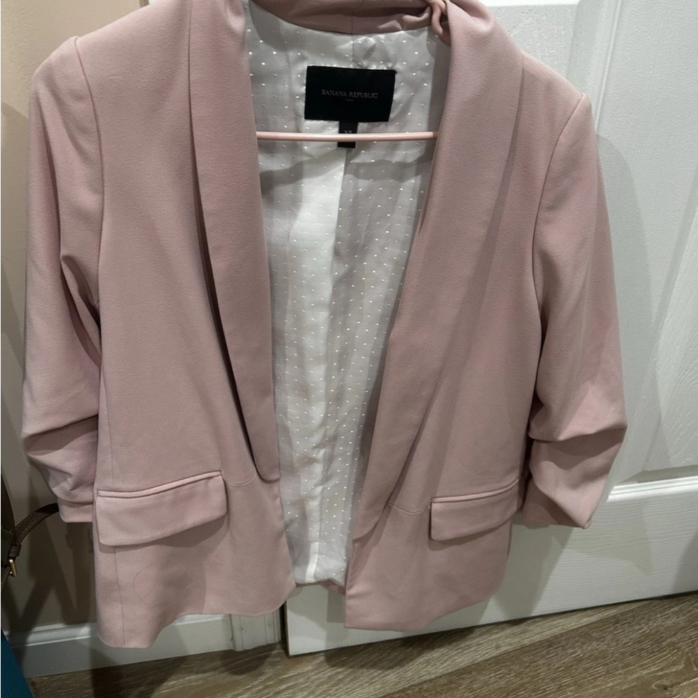 Banana Republic Soft Pink Women's Blazer